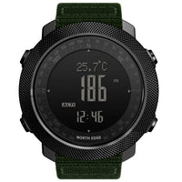 Green nylon strap