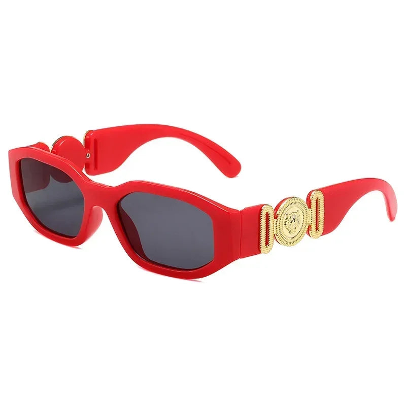 New Retro Irregular Square Sunglasses Women Men Fashion Designer Small Frame Sun Glasses Trending Shades UV400 Gafas De Sol