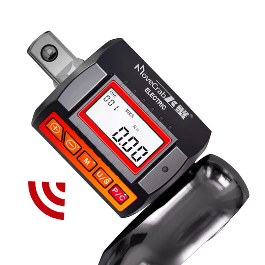 MoveCrab Digital Torque Adapter 1/2"Drive Include Adapters for 3/8" and 1/4" Electronic Torque Wrench Bike Set Car Repair Bike