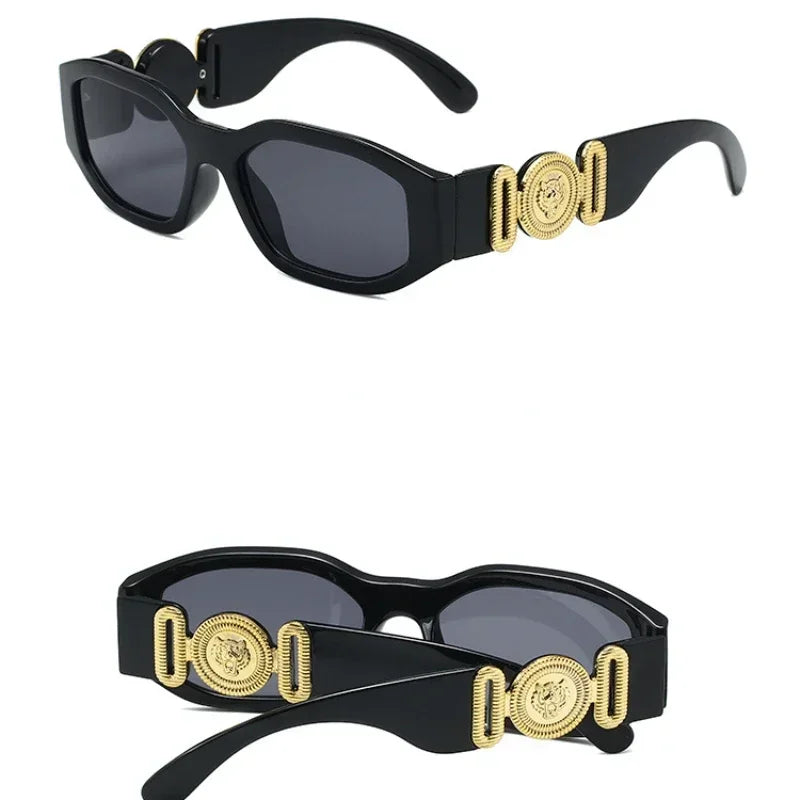 New Retro Irregular Square Sunglasses Women Men Fashion Designer Small Frame Sun Glasses Trending Shades UV400 Gafas De Sol