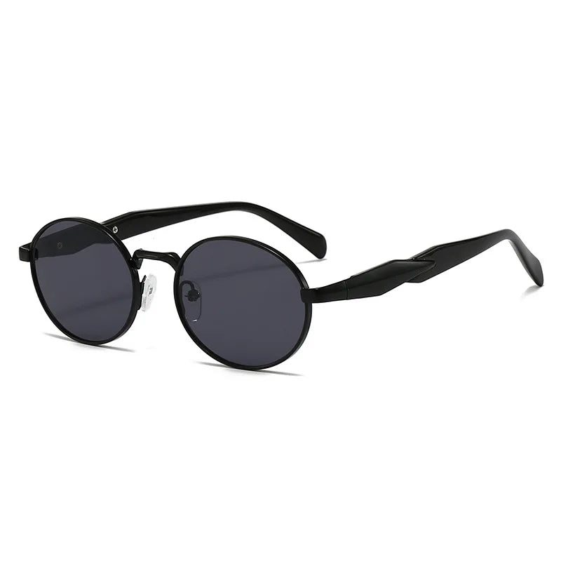 New Women Oval Personality Sunglasses Luxury Brand Small Frame Ladies Outdoor Eyewear Summer Sun Protection Sun Glasses UV400