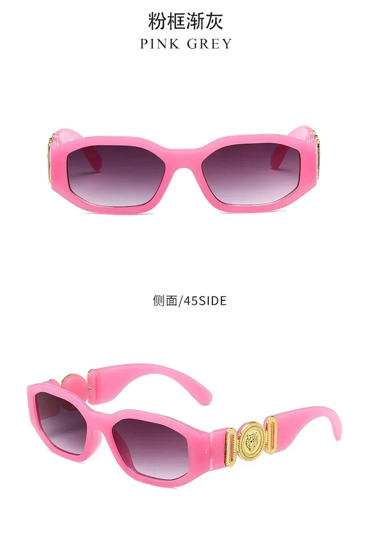 New Retro Irregular Square Sunglasses Women Men Fashion Designer Small Frame Sun Glasses Trending Shades UV400 Gafas De Sol