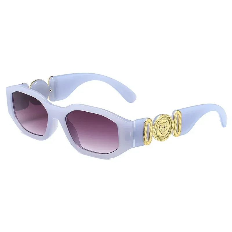 New Retro Irregular Square Sunglasses Women Men Fashion Designer Small Frame Sun Glasses Trending Shades UV400 Gafas De Sol