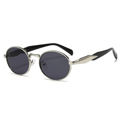 New Women Oval Personality Sunglasses Luxury Brand Small Frame Ladies Outdoor Eyewear Summer Sun Protection Sun Glasses UV400